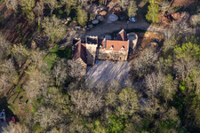 Luftaufnahme von Lou Castel in Castelnaud-la-Chapelle im Bundesland Dordogne, Frankreich