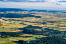 Öfingen von Westen in Bad Dürrheim im Bundesland Baden-Württemberg, Deutschland