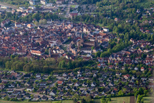 Wissembourg im Bundesland Bas-Rhin, Frankreich von einer Drohne aus