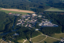 Verlassenes militärisches Übungsgelände jetzt Daimler Test Track in Immendingen im Bundesland Baden-Württemberg, Deutschland