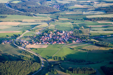 Dorfansicht im Ortsteil Mauenheim in Immendingen im Bundesland Baden-Württemberg, Deutschland