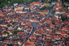 Wissembourg im Bundesland Bas-Rhin, Frankreich von oben