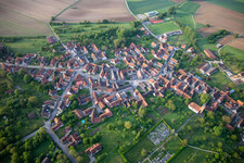 Dorfansicht in Hunspach im Bundesland Bas-Rhin, Frankreich