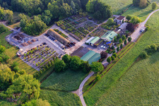 Bienwald Baumschule / Greentec in Berg im Bundesland Rheinland-Pfalz, Deutschland aus der Vogelperspektive