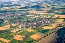 Ehingen aus Nordwesten in Mühlhausen-Ehingen im Bundesland Baden-Württemberg, Deutschland