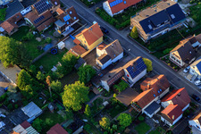Baustelle MFH Waldstr in Kandel im Bundesland Rheinland-Pfalz, Deutschland von oben