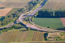 A65 Landau Nord Ausfahrt Brückenneubau im Ortsteil Dammheim in Landau in der Pfalz im Bundesland Rheinland-Pfalz, Deutschland