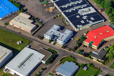 Industriegebiet Große Ahlmühle mit RelineEurope GmbH in Rohrbach im Bundesland Rheinland-Pfalz, Deutschland