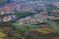 Neubaugebiet im Paul-Klee-Ring in Wörth am Rhein im Bundesland Rheinland-Pfalz, Deutschland