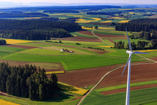 Windpark am Motorschirmlandeplatz im Ortsteil Waldmössingen in Schramberg im Bundesland Baden-Württemberg, Deutschland