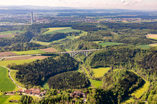 A81 Neckartalbrücke in Rottweil im Bundesland Baden-Württemberg, Deutschland
