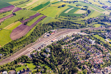 Bahnhof in Rottweil im Bundesland Baden-Württemberg, Deutschland
