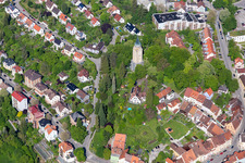 Luftbild von Hochturm in Rottweil im Bundesland Baden-Württemberg, Deutschland
