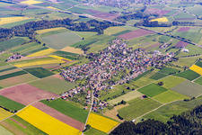Luftaufnahme von Ortsteil Irslingen in Dietingen im Bundesland Baden-Württemberg, Deutschland