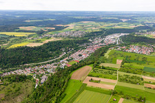 Luftbild von Sulz am Neckar im Bundesland Baden-Württemberg, Deutschland