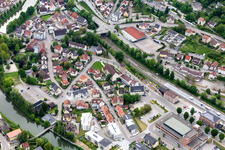Sulz am Neckar im Bundesland Baden-Württemberg, Deutschland aus der Luft