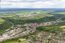 Sulz am Neckar im Bundesland Baden-Württemberg, Deutschland aus der Vogelperspektive