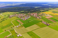Brittheim von Süden in Rosenfeld im Bundesland Baden-Württemberg, Deutschland