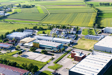 Industriegebiet Rudolf-Diesel-Straße mit P. Brändle GmbH in Empfingen im Bundesland Baden-Württemberg, Deutschland