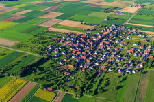 Nellingsheim von Südwesten in Neustetten im Bundesland Baden-Württemberg, Deutschland