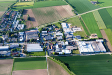 Industriegebiet Etzwiesenstr im Ortsteil Hailfingen in Rottenburg am Neckar im Bundesland Baden-Württemberg, Deutschland