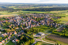 Luftbild von Ortsteil Hochdorf in Nagold im Bundesland Baden-Württemberg, Deutschland