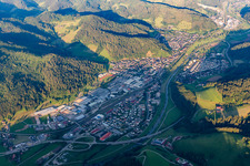 Luftaufnahme von Hausach im Bundesland Baden-Württemberg, Deutschland