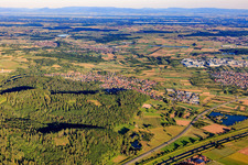 Zunsweier von Osten in Offenburg im Bundesland Baden-Württemberg, Deutschland