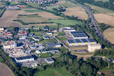 Luftbild von Zone industriel du Ried in Herrlisheim im Bundesland Bas-Rhin, Frankreich
