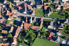 Forstfeld im Bundesland Bas-Rhin, Frankreich von oben gesehen