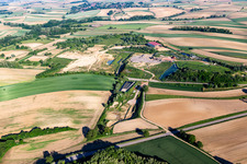 Luftbild von Decheterie in Schaffhouse-près-Seltz im Bundesland Bas-Rhin, Frankreich