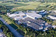 Luftbild von Robert Bosch im Ortsteil Durlach in Karlsruhe im Bundesland Baden-Württemberg, Deutschland