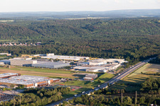 Luftbild von Blanco Logistic in Bruchsal im Bundesland Baden-Württemberg, Deutschland