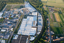 SEW Eurodrive im Ortsteil Graben in Graben-Neudorf im Bundesland Baden-Württemberg, Deutschland aus der Luft betrachtet