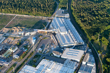 Drohnenbild von SEW Eurodrive im Ortsteil Graben in Graben-Neudorf im Bundesland Baden-Württemberg, Deutschland