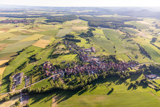 Bischholtz im Bundesland Bas-Rhin, Frankreich vom Flugzeug aus
