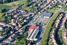 Match in Val de Moder im Bundesland Bas-Rhin, Frankreich