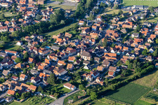 Niedermodern im Bundesland Bas-Rhin, Frankreich von oben