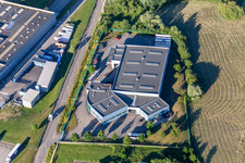 Bus- Depot der Städtischen Verkehrsbetriebe in Niedermodern in Grand Est im Bundesland Bas-Rhin, Frankreich