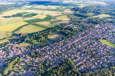 Schirrhoffen im Bundesland Bas-Rhin, Frankreich aus der Luft