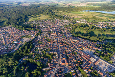 Luftbild von Ortsteil Ceinture Forêt Nord in Hagenau im Bundesland Bas-Rhin, Frankreich