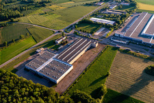 Luftbild von Daimler AG in Hatten im Bundesland Bas-Rhin, Frankreich