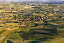 Siegen im Bundesland Bas-Rhin, Frankreich aus der Luft