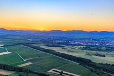 Flugplatz Ebenberg in Landau in der Pfalz im Bundesland Rheinland-Pfalz, Deutschland
