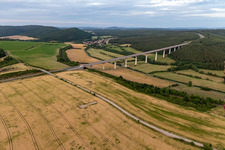 A71 Talbrücke über die Zahme Gera in Martinroda im Bundesland Thüringen, Deutschland