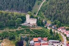 Burgruine Liebenstein in Geratal im Bundesland Thüringen, Deutschland