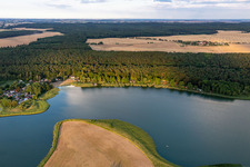 Luftbild von Oberuckersee im Bundesland Brandenburg, Deutschland