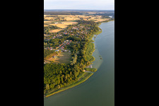 Badestelle Warnitz am Oberuckersee im Bundesland Brandenburg, Deutschland