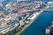 Einkaufs- Zentrum Rhein-Galerie am Rheinufer Im Zollhof in Ludwigshafen am Rhein im Ortsteil Mitte im Bundesland Rheinland-Pfalz, Deutschland