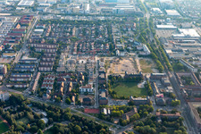 Homerun, ehemalige Turley US-Kasernen im Ortsteil Neckarstadt-Ost in Mannheim im Bundesland Baden-Württemberg, Deutschland